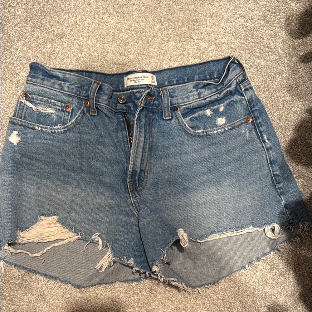 Women's Distressed Denim Shorts